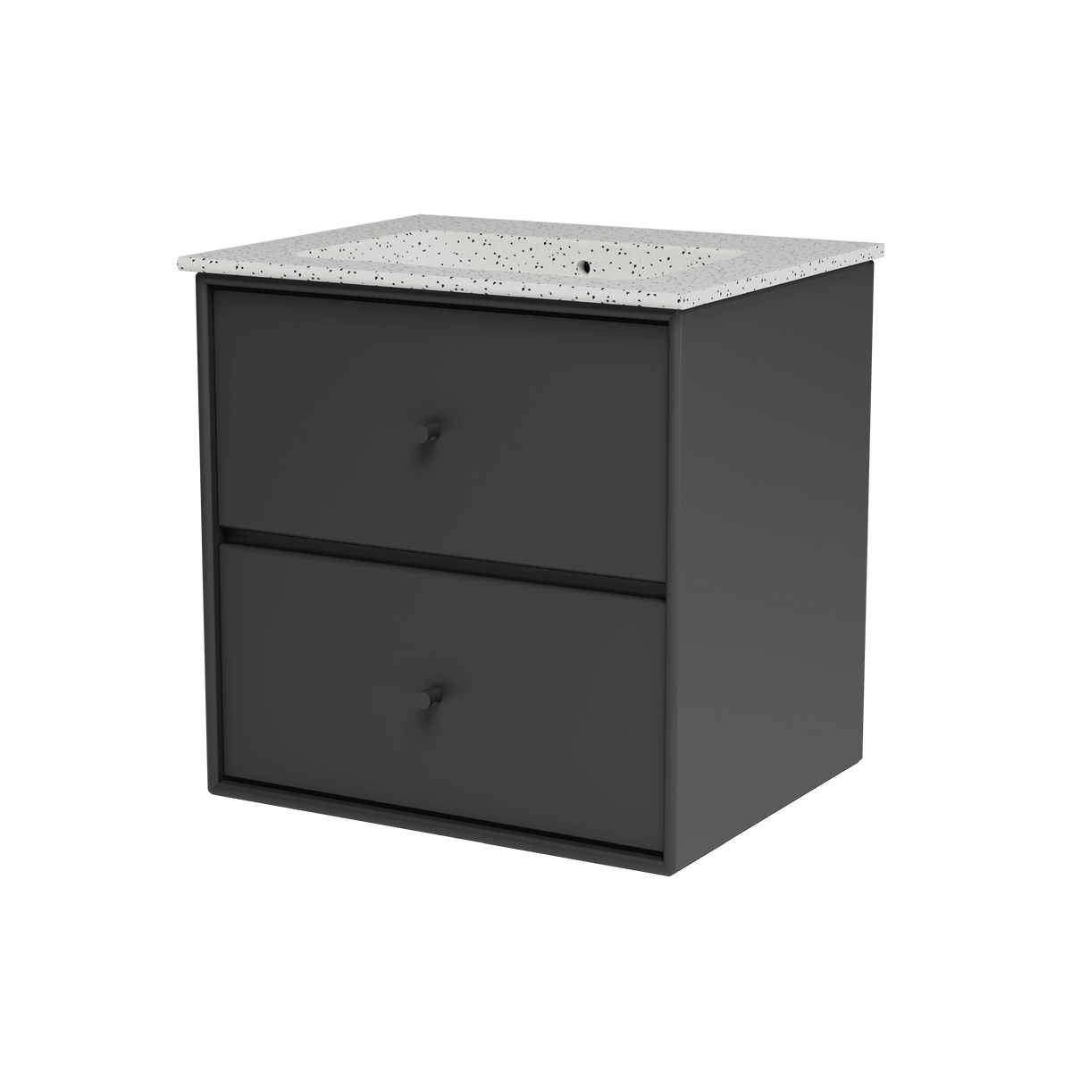 Montana Flow – badmodul med vask, 48 cm - Anthracite - Jacobsen Plus