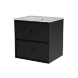 Montana Flow – badmodul med vask, 48 cm - Black - Jacobsen Plus