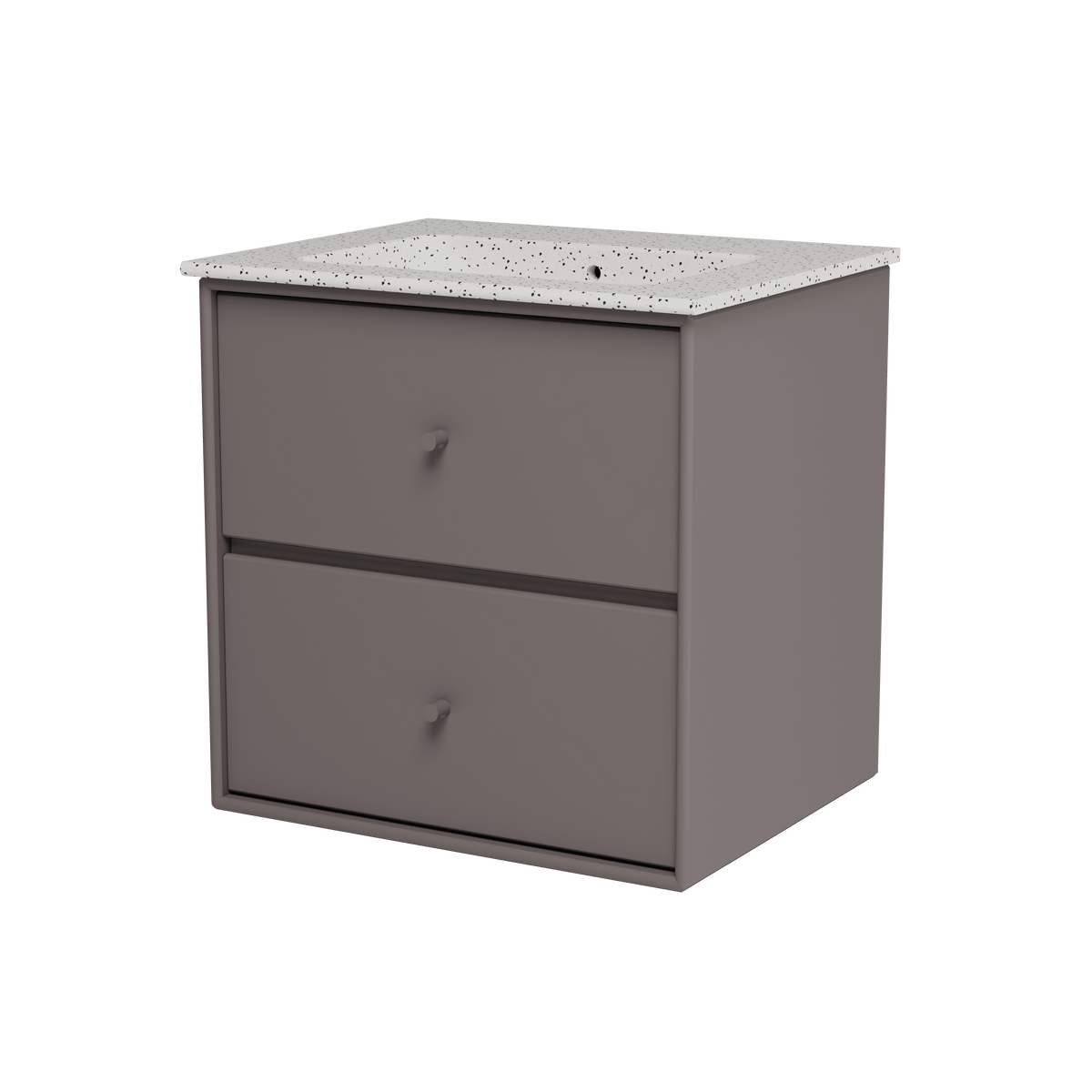 Montana Flow – badmodul med vask, 48 cm - Coffee - Jacobsen Plus