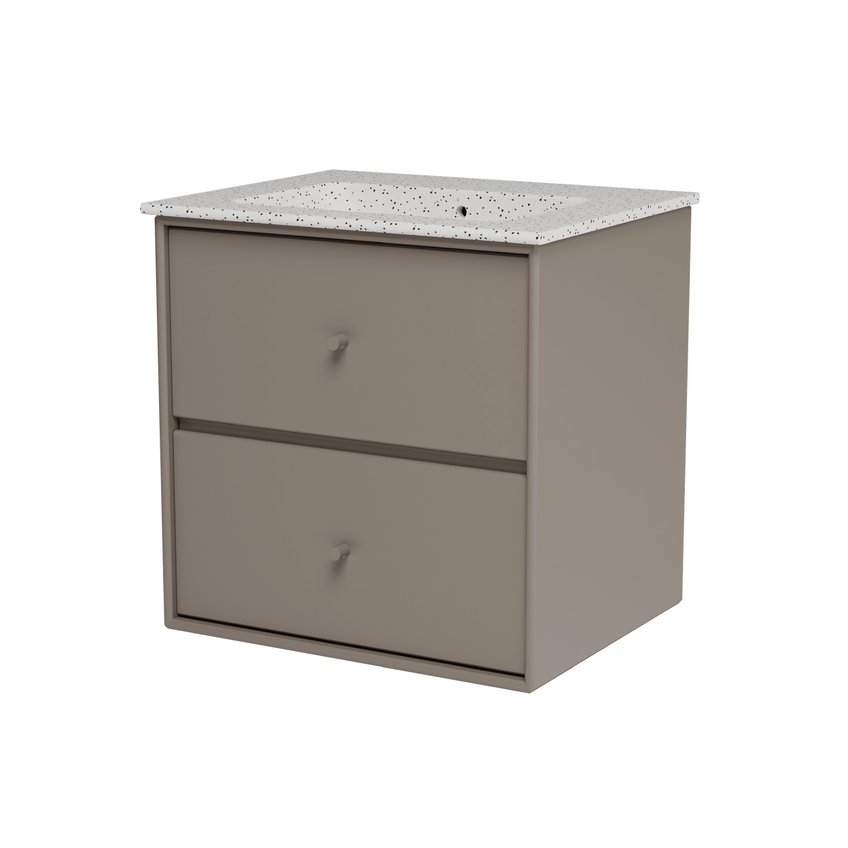 Montana Flow – badmodul med vask, 48 cm - Truffle - Jacobsen Plus