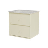 Montana Flow – badmodul med vask, 48 cm - Vanilla - Jacobsen Plus