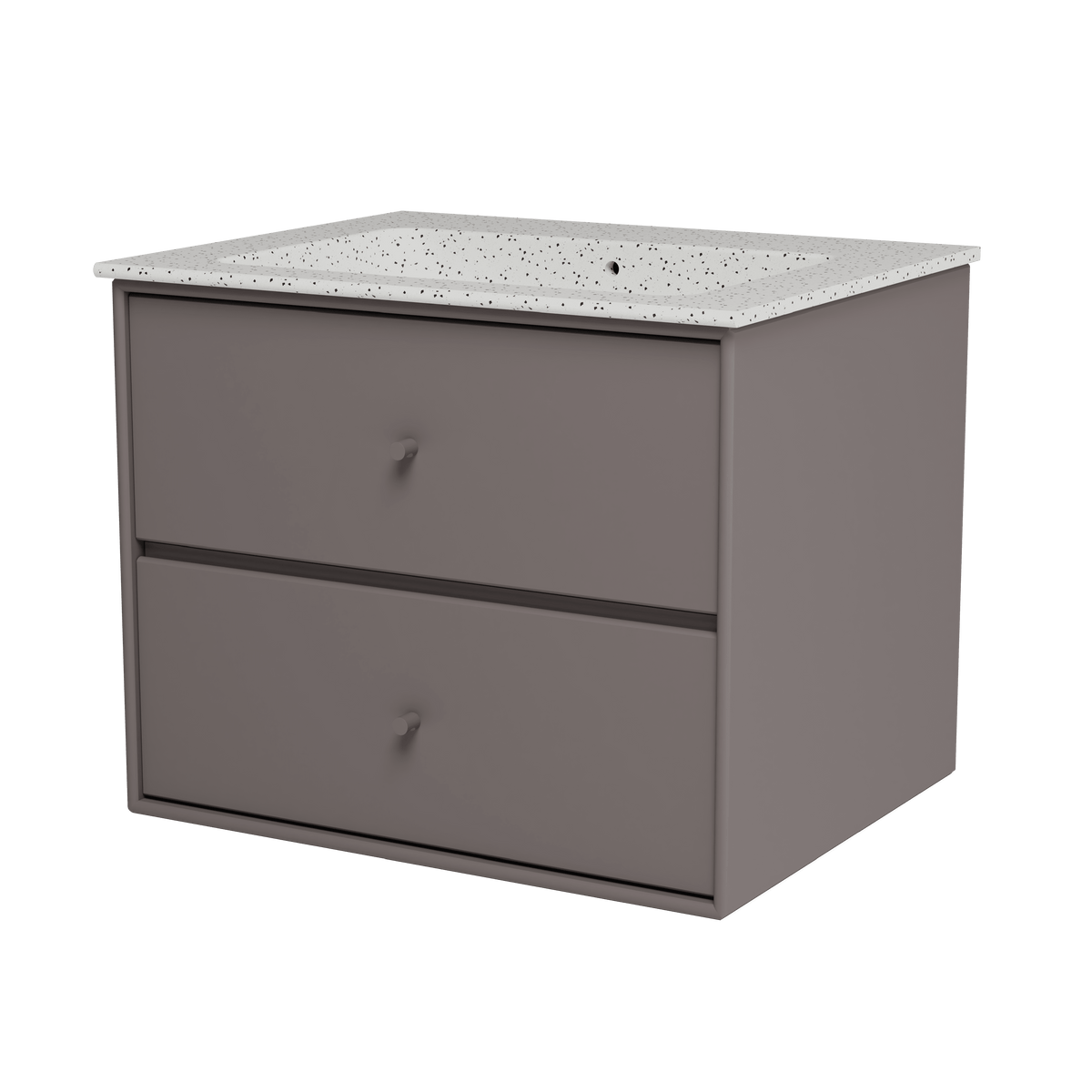 Montana Basin SU1001 – badmodul med vask, 60 cm - Coffee - Jacobsen Plus