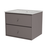 Montana Basin SU1001 – badmodul med vask, 60 cm - Coffee - Jacobsen Plus