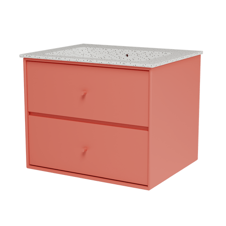 Montana Basin SU1001 – badmodul med vask, 60 cm - Clay - Jacobsen Plus