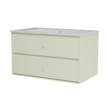 Montana Basin SU1401 – badmodul med vask, 83 cm - Clay - Jacobsen Plus