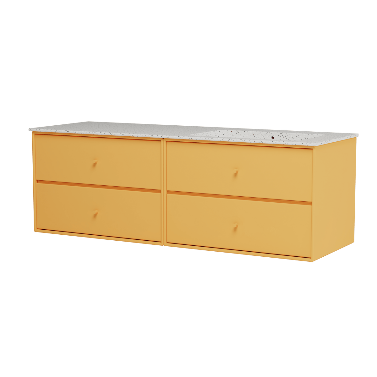 Montana Basin SU2402 – badmodul med vask, 141 cm - Acacia - Jacobsen Plus
