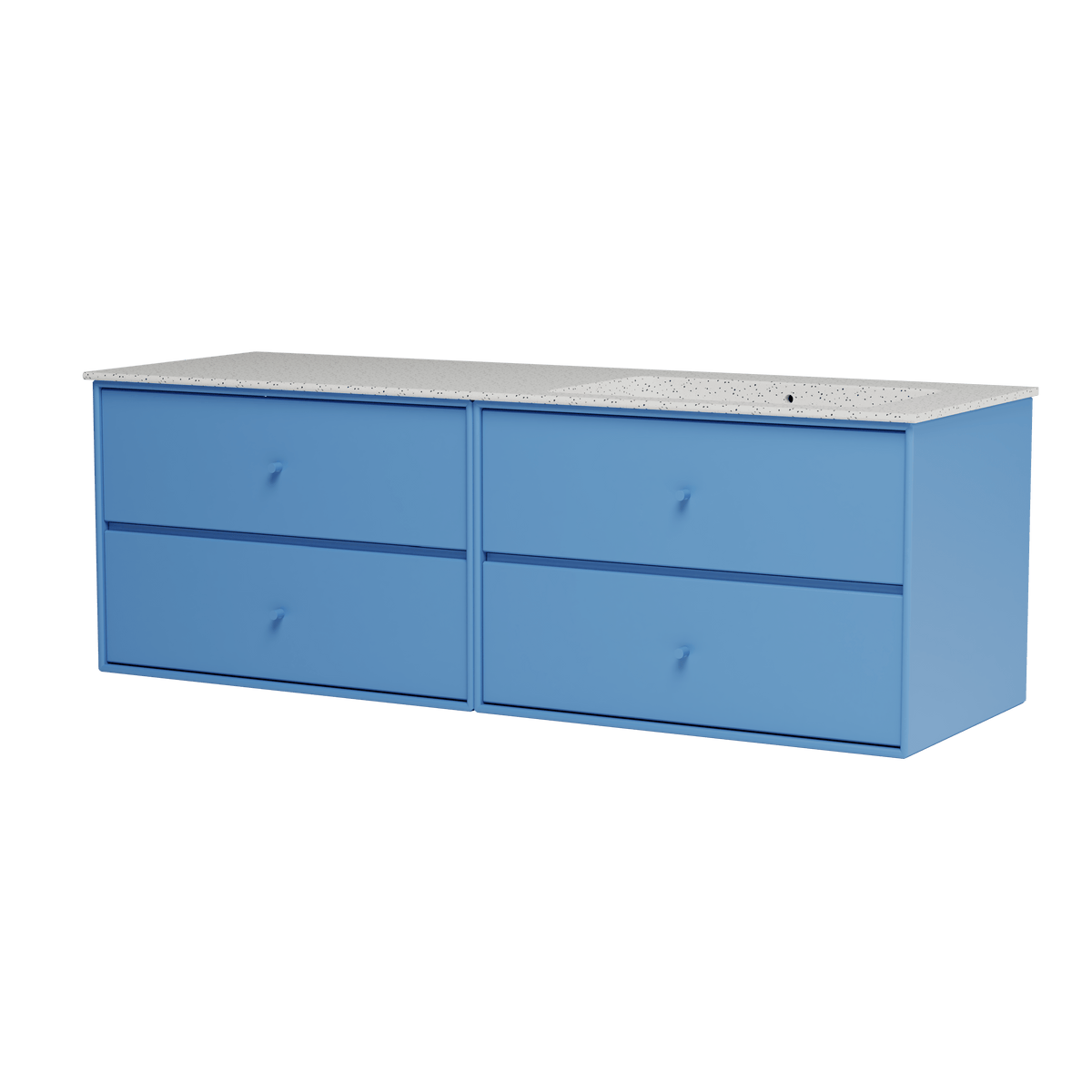 Montana Basin SU2402 – badmodul med vask, 141 cm - Azure - Jacobsen Plus