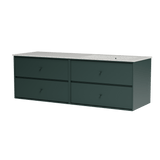Montana Basin SU2402 – badmodul med vask, 141 cm - Black Jade - Jacobsen Plus