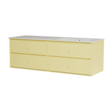 Montana Basin SU2402 – badmodul med vask, 141 cm - Camomile - Jacobsen Plus