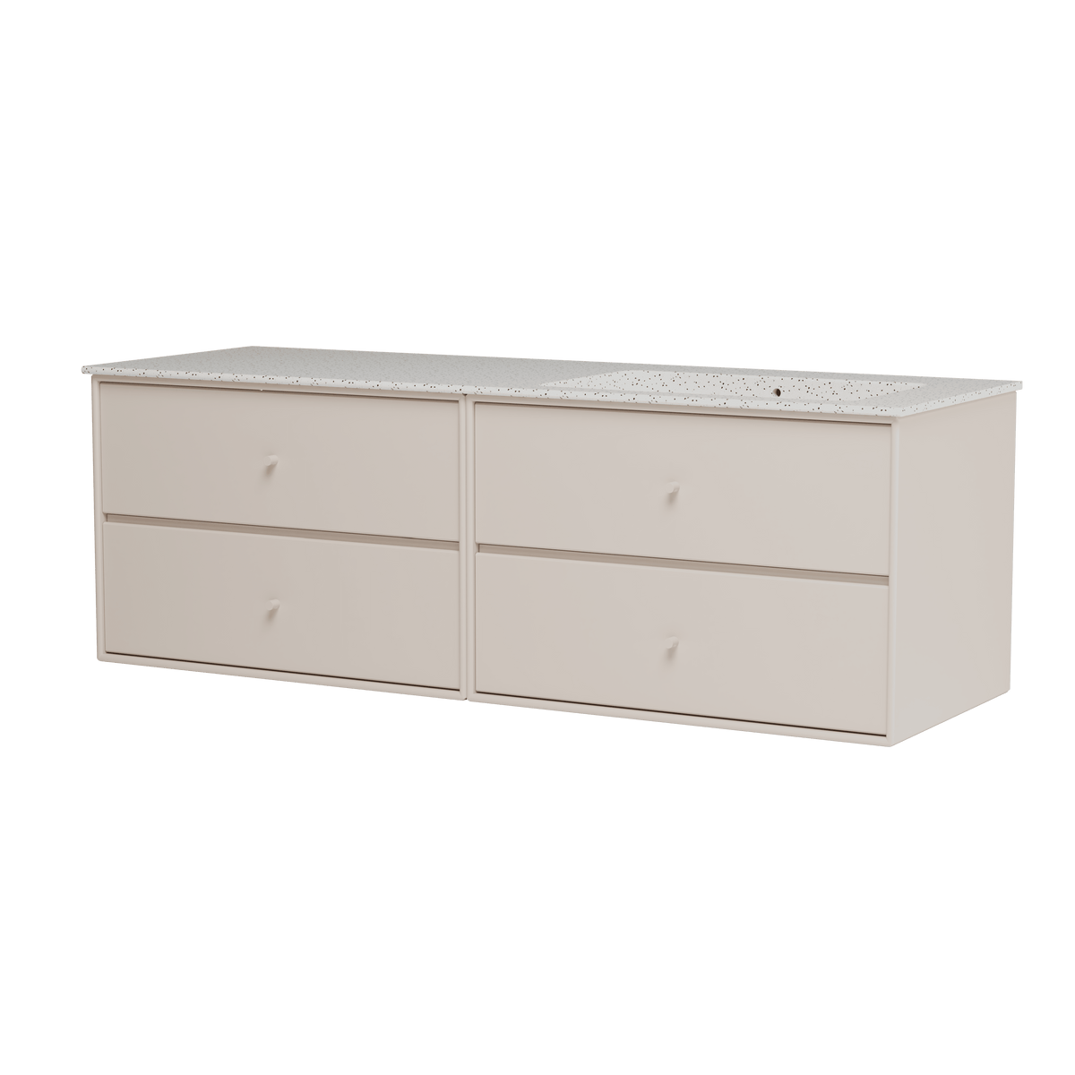 Montana Basin SU2402 – badmodul med vask, 141 cm - Clay - Jacobsen Plus