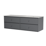 Montana Basin SU2402 – badmodul med vask, 141 cm - Coal - Jacobsen Plus