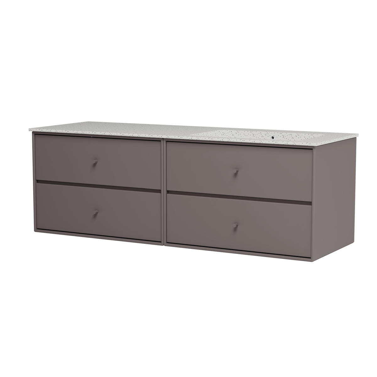 Montana Basin SU2402 – badmodul med vask, 141 cm - Coffee - Jacobsen Plus