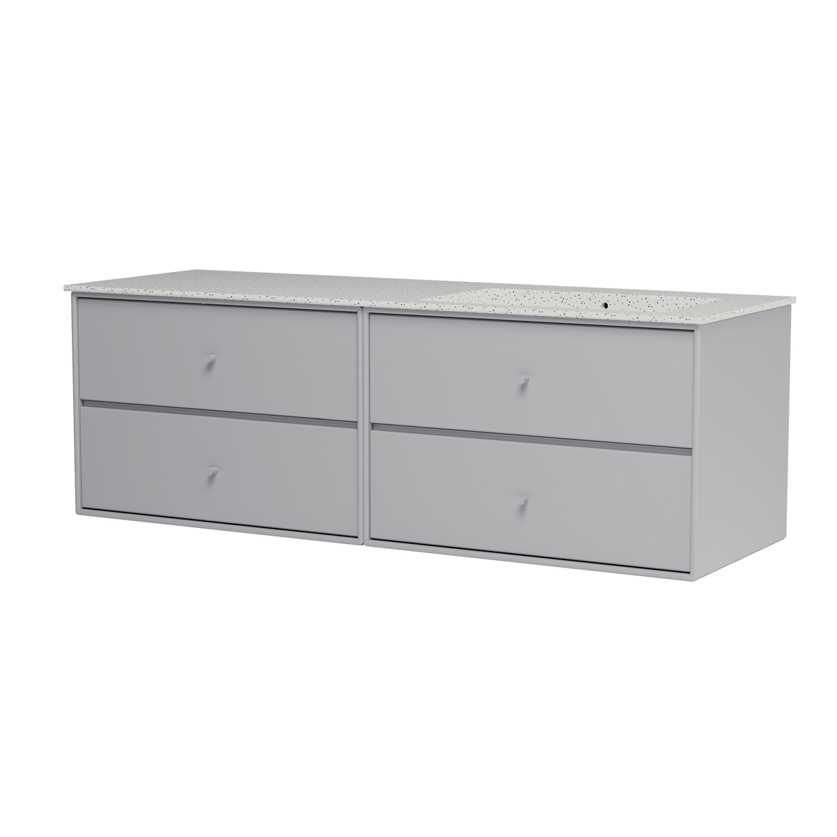 Montana Basin SU2402 – badmodul med vask, 141 cm - Fjord - Jacobsen Plus