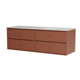 Montana Basin SU2402 – badmodul med vask, 141 cm - Hazelnut - Jacobsen Plus