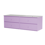Montana Basin SU2402 – badmodul med vask, 141 cm - Iris - Jacobsen Plus