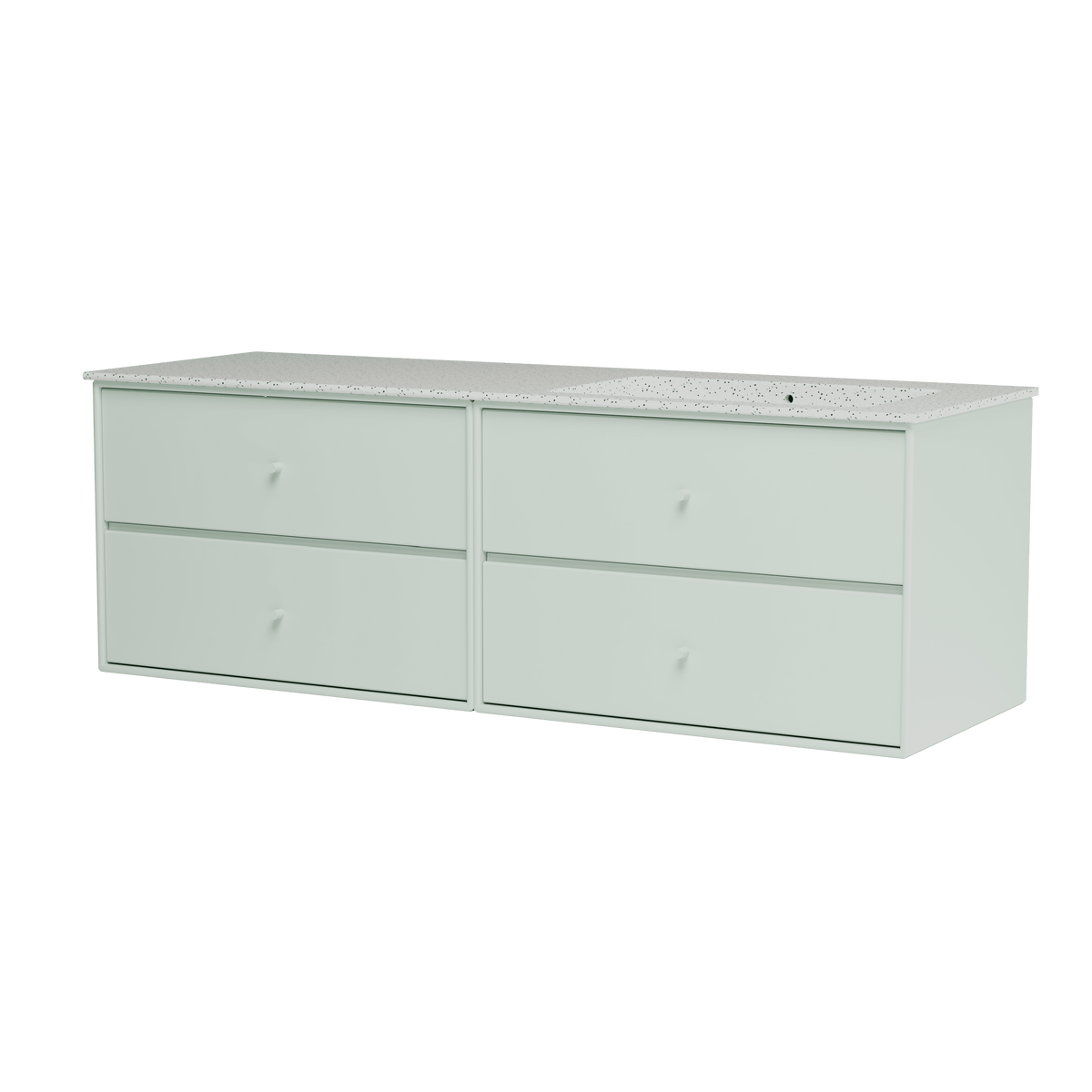 Montana Basin SU2402 – badmodul med vask, 141 cm - Mist - Jacobsen Plus