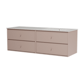 Montana Basin SU2402 – badmodul med vask, 141 cm - Mushroom - Jacobsen Plus