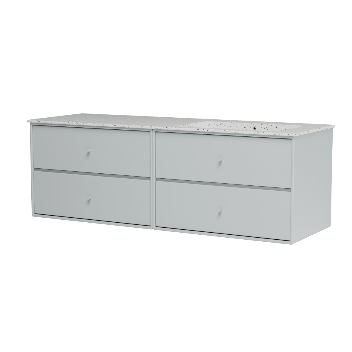 Montana Basin SU2402 – badmodul med vask, 141 cm - Oyster - Jacobsen Plus