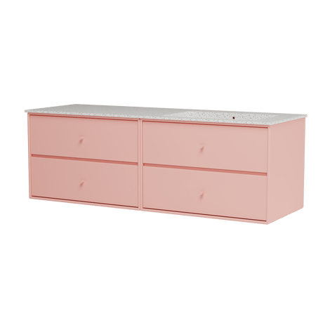 Montana Basin SU2402 – badmodul med vask, 141 cm - Clay - Jacobsen Plus