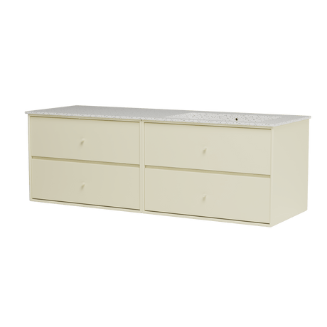Montana Basin SU2402 – badmodul med vask, 141 cm - Clay - Jacobsen Plus