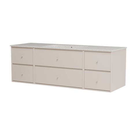 Montana Basin SU2409 – badmodul med vask, 142 cm - Clay - Jacobsen Plus
