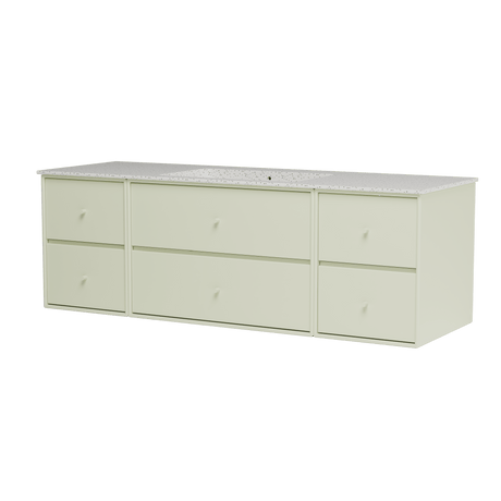 Montana Basin SU2409 – badmodul med vask, 142 cm - Clay - Jacobsen Plus
