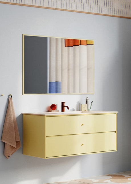 Montana Basin SU1401 – badmodul med vask, 83 cm - Clay - Jacobsen Plus
