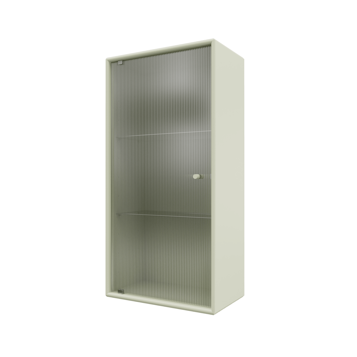 Montana Ripple V – vægskab med rillet glas, 35 × 70 cm
