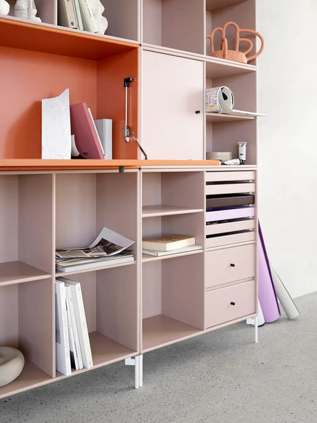 Skrivebordsmodul 4119 fra Montana - Dybde: 30 cm / New white - Jacobsen Plus