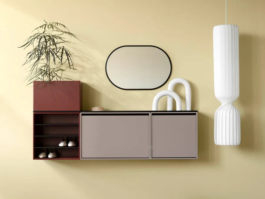 Plantekasse B35,4 cm, inkl. hjul fra Montana