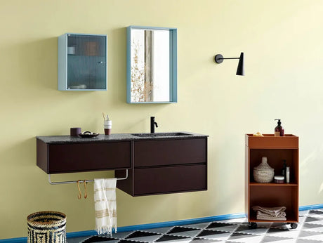 Colour Frame spejl - Shelfie (SPB1208K), B 46,8 x H 69,6 cm fra Montana - Anthracite - Jacobsen Plus