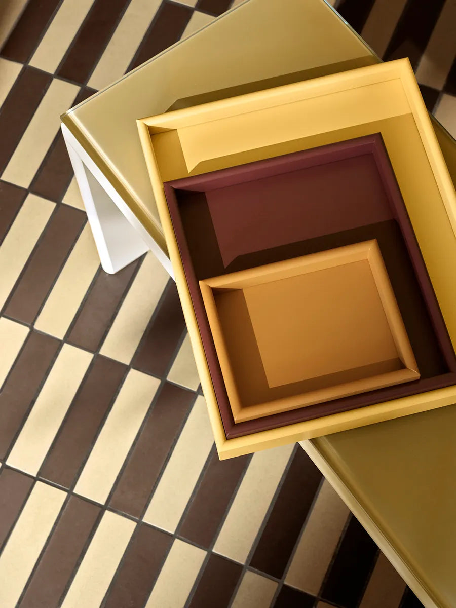 Arrange Trays TRSET2, amber/masala/acacia fra Montana