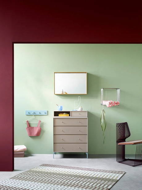 Colour Frame spejl - Shelfie (SPB1208K), B 46,8 x H 69,6 cm fra Montana - Anthracite - Jacobsen Plus