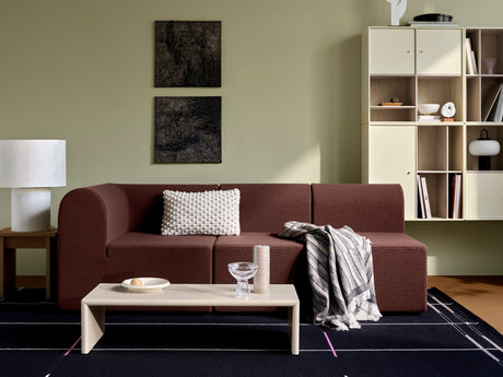 Paradigm 3-personers sofa med pouf venstre fra Montana - Hallingdal 166 - Jacobsen Plus