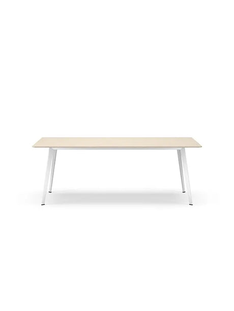 JW2090 bord fra Montana - Massivt eg / Aluminium (poleret) - Jacobsen Plus