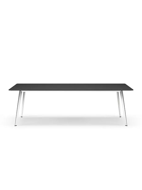 JW2410 bord fra Montana - Sort linoleum / Aluminium (poleret) - Jacobsen Plus