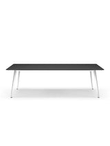 JW2510 bord fra Montana - Sort linoleum / Aluminium (poleret) - Jacobsen Plus