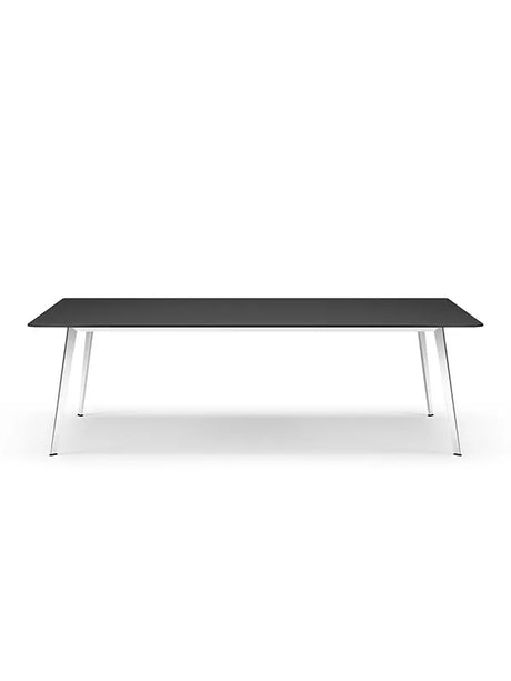 JW2510 bord fra Montana - Sort linoleum / Aluminium (poleret) - Jacobsen Plus