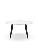 JW140 bord fra Montana - Snow (Silk laminat) / Sort (lakeret) - Jacobsen Plus
