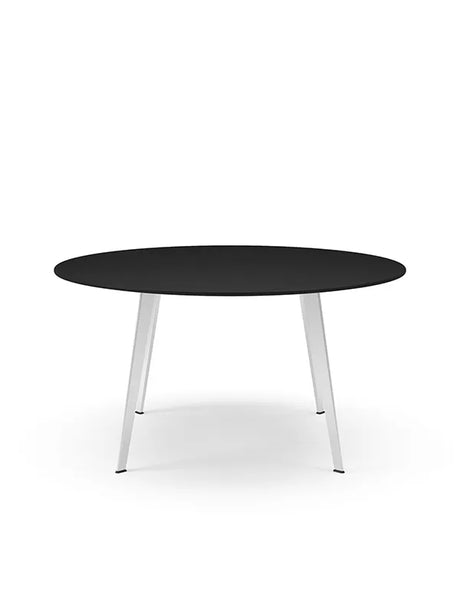 JW140 bord fra Montana - Black oak (finér eg) / Snow (lakeret) - Jacobsen Plus