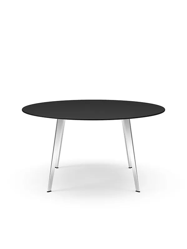 JW140 bord fra Montana - Sort linoleum / Aluminium (poleret) - Jacobsen Plus