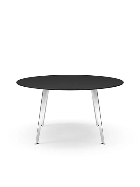 JW140 bord fra Montana - Sort linoleum / Aluminium (poleret) - Jacobsen Plus