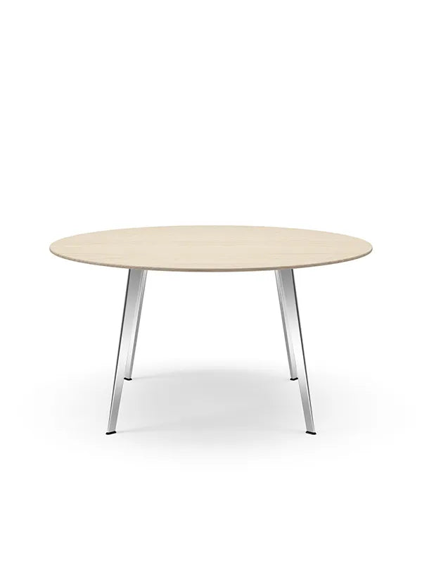 JW140 bord fra Montana - Massivt eg / Aluminium (poleret) - Jacobsen Plus