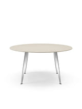 JW140 bord fra Montana - White oak (finér eg) / Aluminium (poleret) - Jacobsen Plus