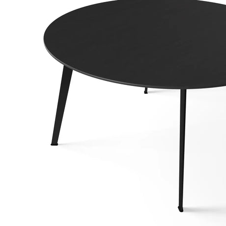 JW160 bord fra Montana - Sort linoleum / Sort (lakeret) - Jacobsen Plus