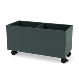 Plantekasse B69,6 cm, inkl. hjul fra Montana - Black Jade - Jacobsen Plus