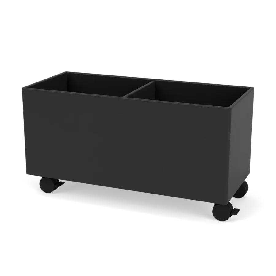 Plantekasse B69,6 cm, inkl. hjul fra Montana - Black - Jacobsen Plus