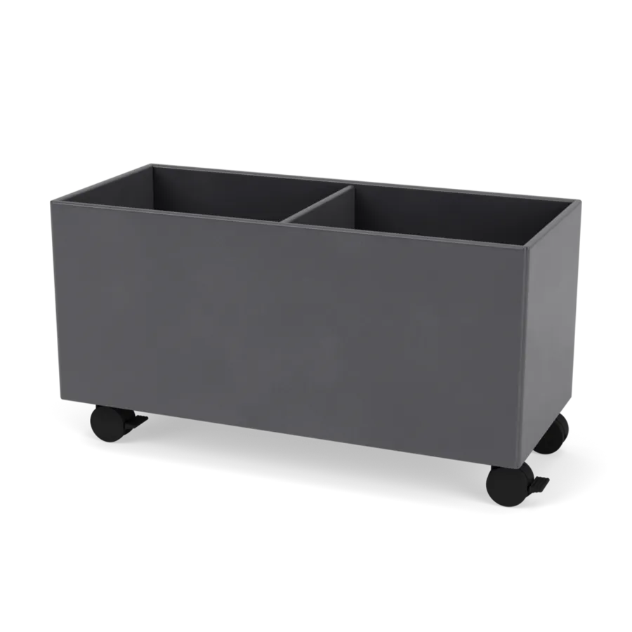 Plantekasse B69,6 cm, inkl. hjul fra Montana - Coal - Jacobsen Plus
