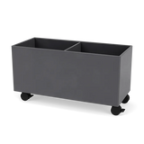 Plantekasse B69,6 cm, inkl. hjul fra Montana - Coal - Jacobsen Plus