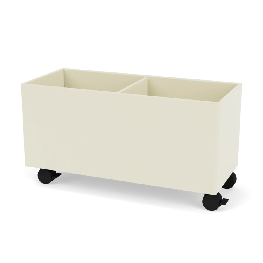 Plantekasse B69,6 cm, inkl. hjul fra Montana - Vanilla - Jacobsen Plus